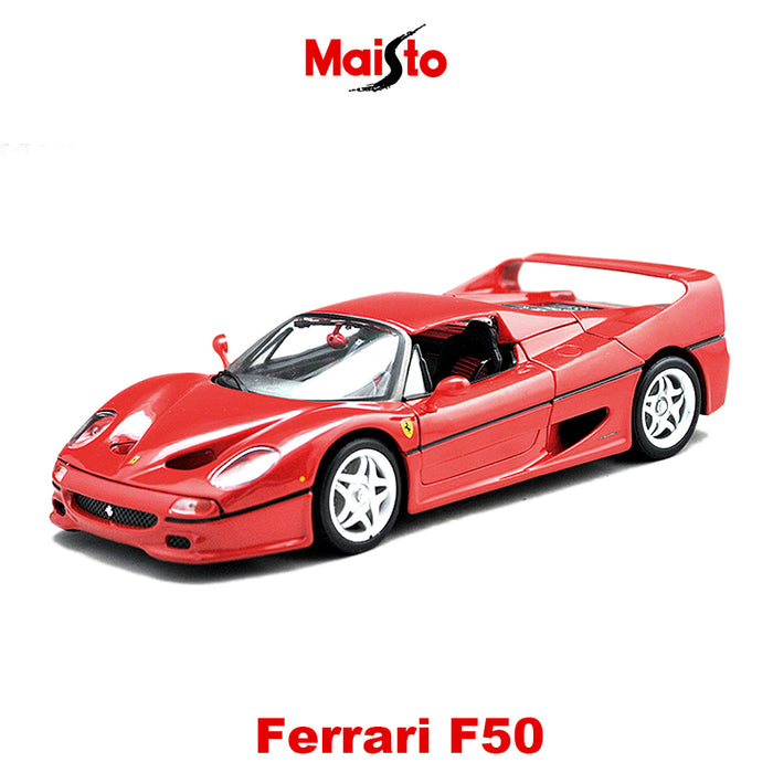 Maisto 1:18 Special Edition Series Ferrari F50 Metallic Diecast Car Model