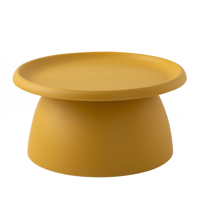 Coffee Table  Nordic Round Mushroom Large Side Table 70CM Yellow