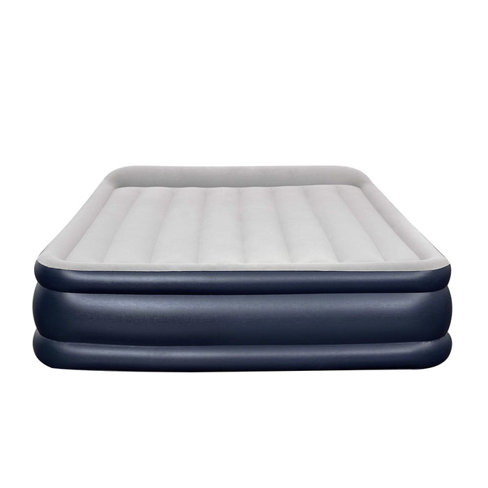 Bestway Air Mattress Queen Inflatable Bed 46cm Airbed Blue