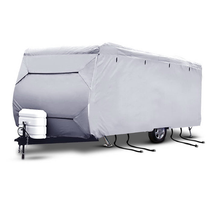 18-20ft Caravan Cover Campervan 4 Layer UV Water Resistant