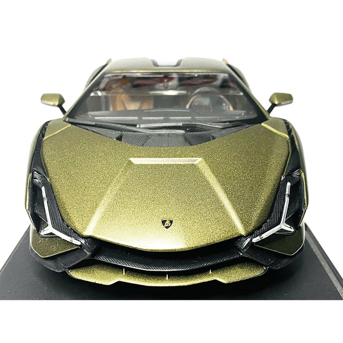 Maisto 1:18 Lamborghini Sian FKP37 Diecast Car Model Special Edition Blue & Red