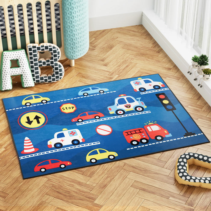 Artiss Rug 120x160cm Area Rug Washable Mat Large Carpet Soft Short Pile Kids