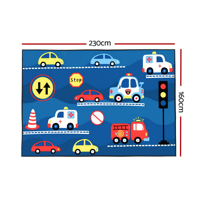 Artiss Rug 160x230cm Area Rug Washable Mat Large Carpet Soft Short Pile Kids