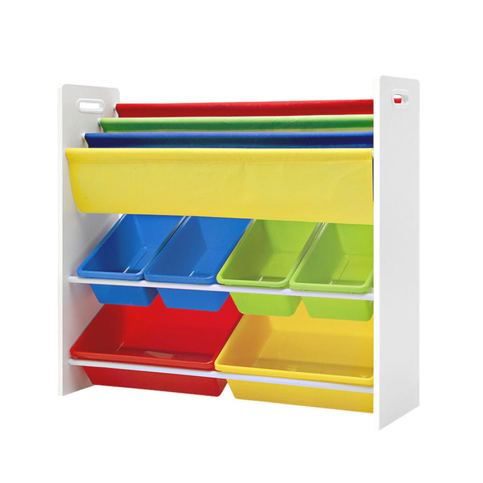 Kids Bookcase Children Bookshelf Toy Storage Organizer Display Rack Book