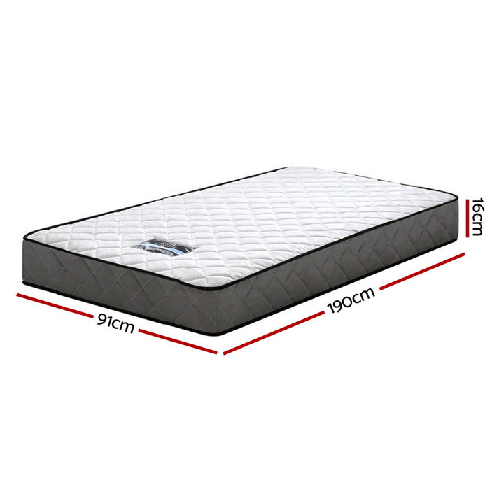 Giselle Bedding 16cm Mattress Tight Top Single