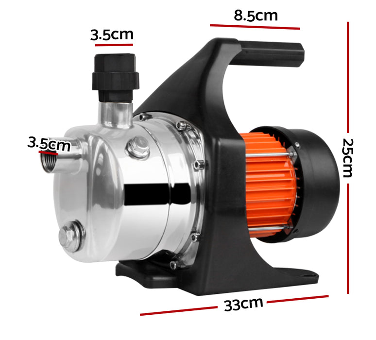 Giantz Garden Water Pump High Pressure 800W Tank Rain Farm Irrigation House