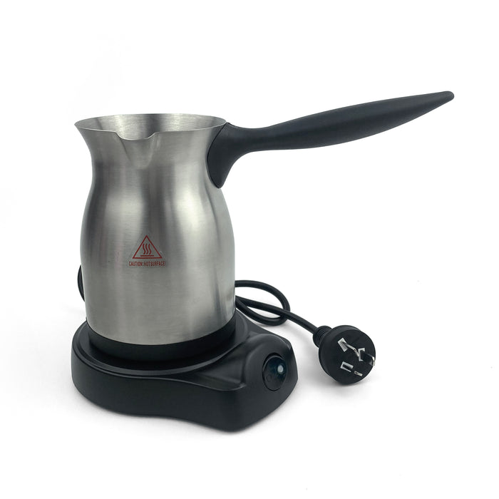 DigMonster - Turkish Coffee Maker | Automatic Turkish/Greek Coffee Machine  | 1-4-Cup Turkish Coffee Pot | Low-Watt Coffee Maker with Overflow