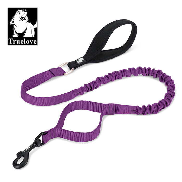 Truelove Pet  Nylon Dog Lead With Handle Military leash purple - M