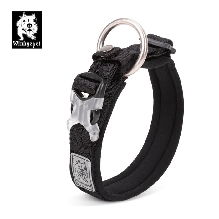 Truelove Front Range Outdoor Handle Puppy Dog Whinhyepet Collar black - L