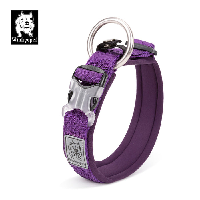 Truelove Front Range Outdoor Handle Puppy Dog Whinhyepet Collar purple - L
