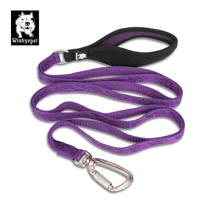 Truelove Pet  Nylon Dog Lead With Handle Whinyepet leash purple - L
