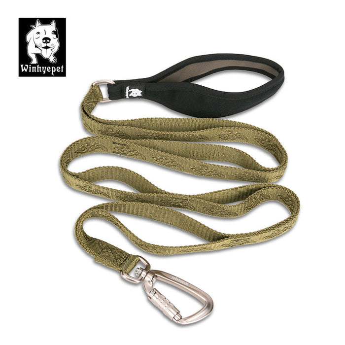 Truelove Pet  Nylon Dog Lead With Handle Whinyepet leash army green - L