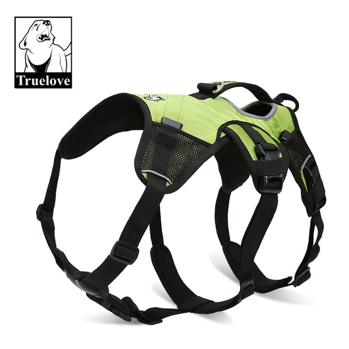 Truelove No-Pull Dog Sleek Sports  Puppy Backpack Neon Yellow S