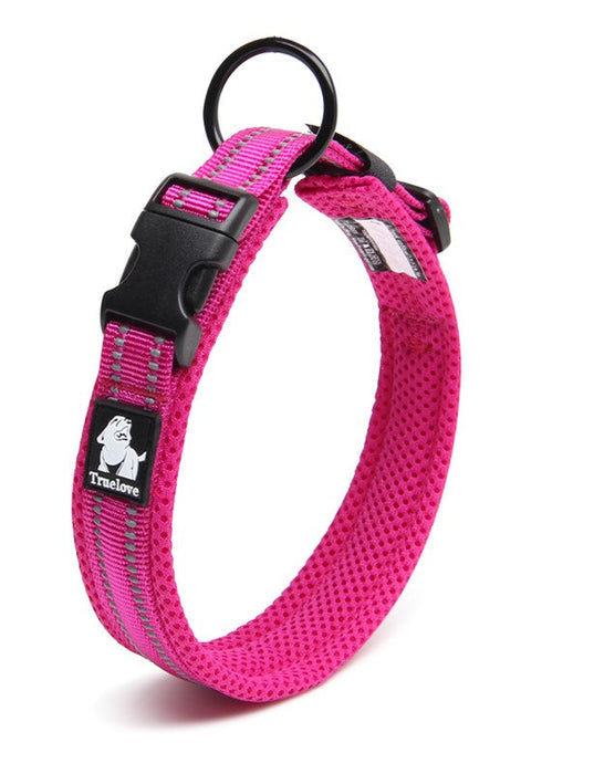 Truelove Front Range Outdoor Handle Puppy Dog Heavy Duty Reflective Collar Pink M