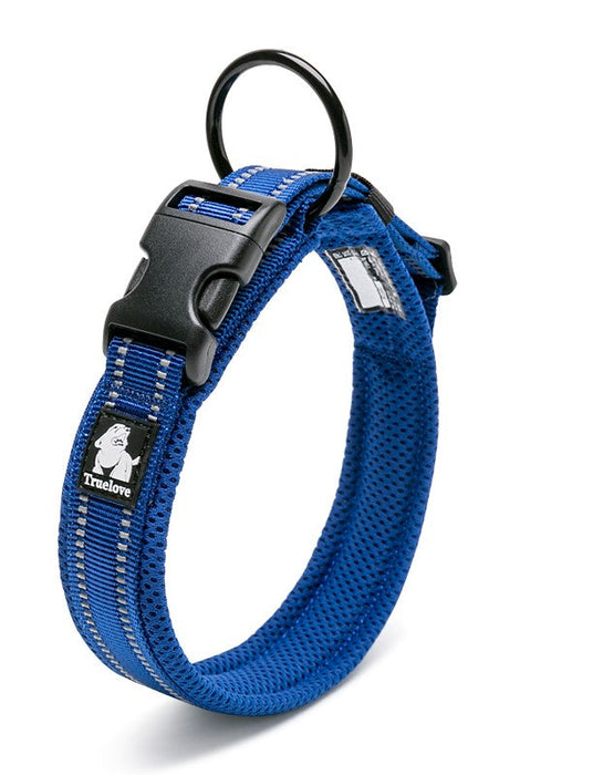 Truelove Front Range Outdoor Handle Puppy Dog Heavy Duty Reflective Collar Royal Blue L