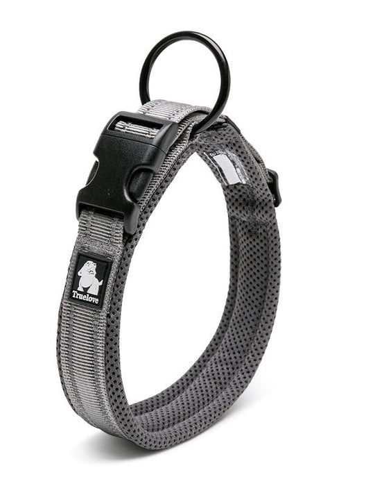Truelove Front Range Outdoor Handle Puppy Dog Heavy Duty Reflective Collar Grey 3XL