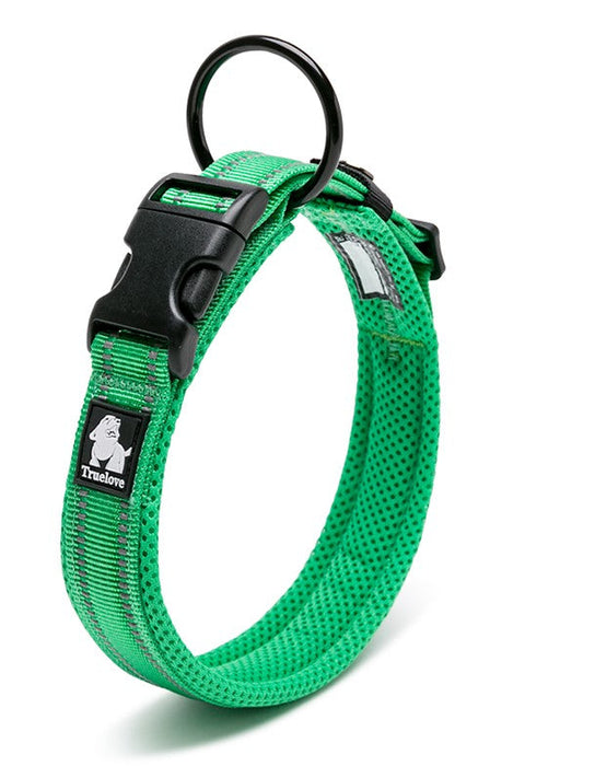 Truelove Front Range Outdoor Handle Puppy Dog Heavy Duty Reflective Collar Grass Green 2XL
