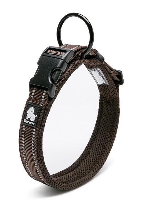 Truelove Front Range Outdoor Handle Puppy Dog Heavy Duty Reflective Collar Brown 2XL