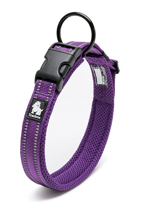 Truelove Front Range Outdoor Handle Puppy Dog Heavy Duty Reflective Collar Purple 2XL