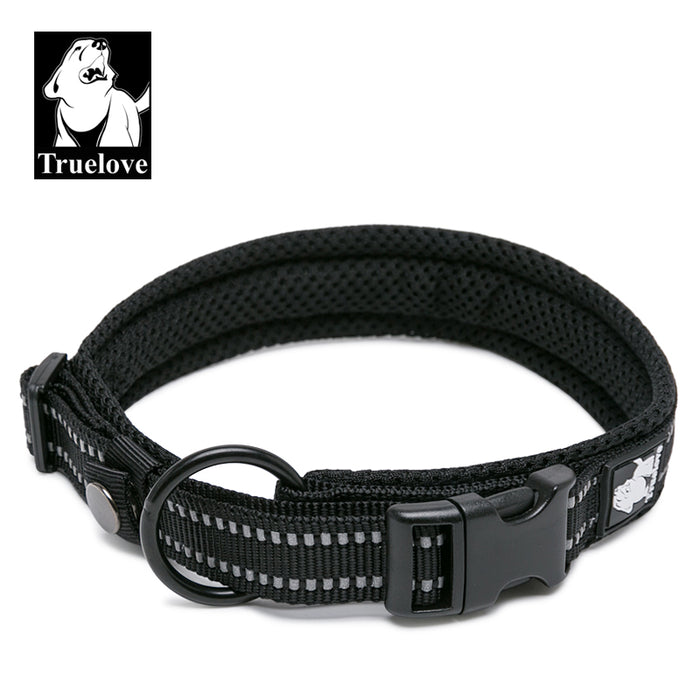 Truelove Front Range Outdoor Handle Puppy Dog Heavy Duty Reflective Collar Black 3XL