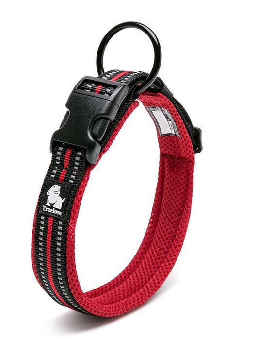 Truelove Front Range Outdoor Handle Puppy Dog Heavy Duty Reflective Collar Red 2XL