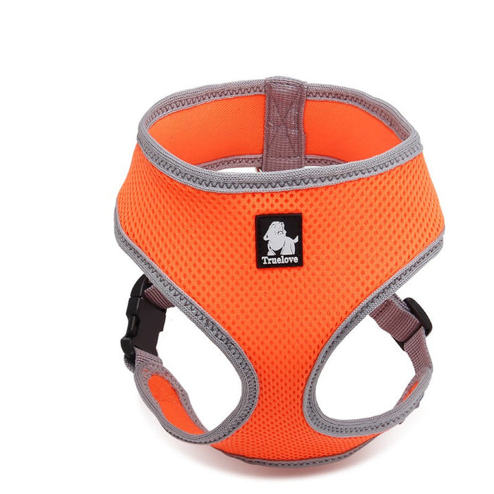 Truelove Everyday Dog Adjustable Lightweight Skippy Pet Harness Orange L
