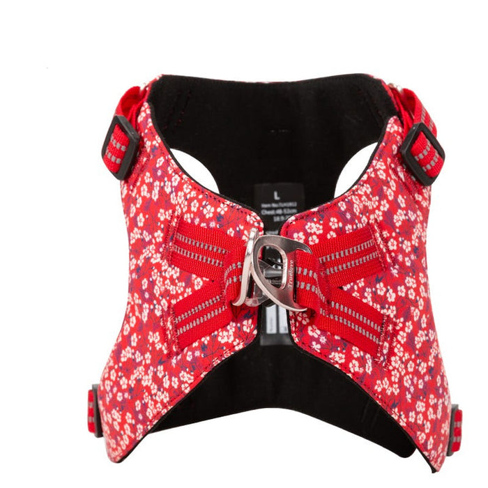 Truelove No-Pull Dog Sleek Sports  Puppy Floral Doggy Harness Red XL