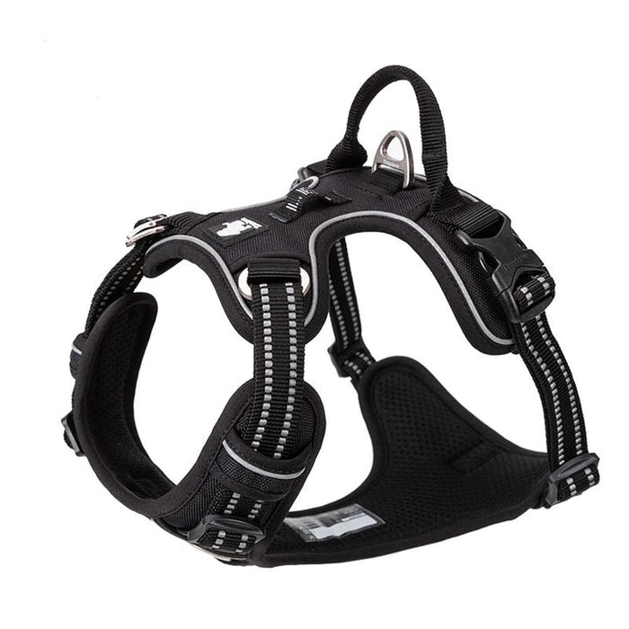 Truelove Adventurer Dog Doggie Adjustable No Pull Harness Black XL