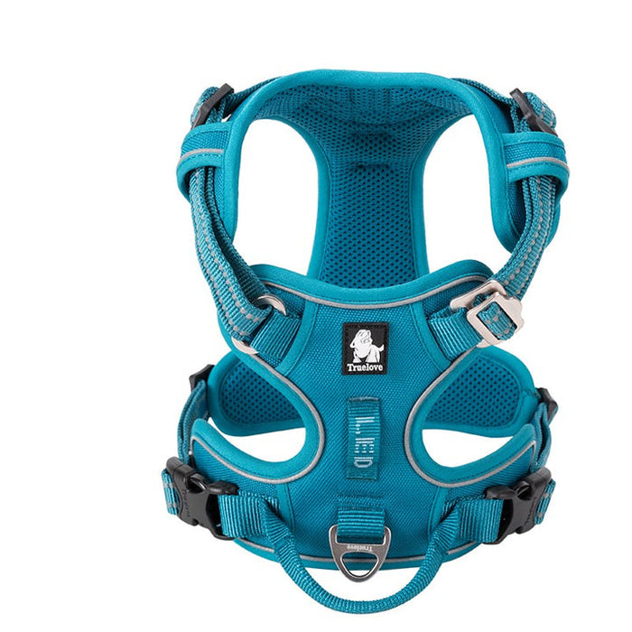Truelove Adventurer Dog Doggie Adjustable No Pull Harness Blue XS