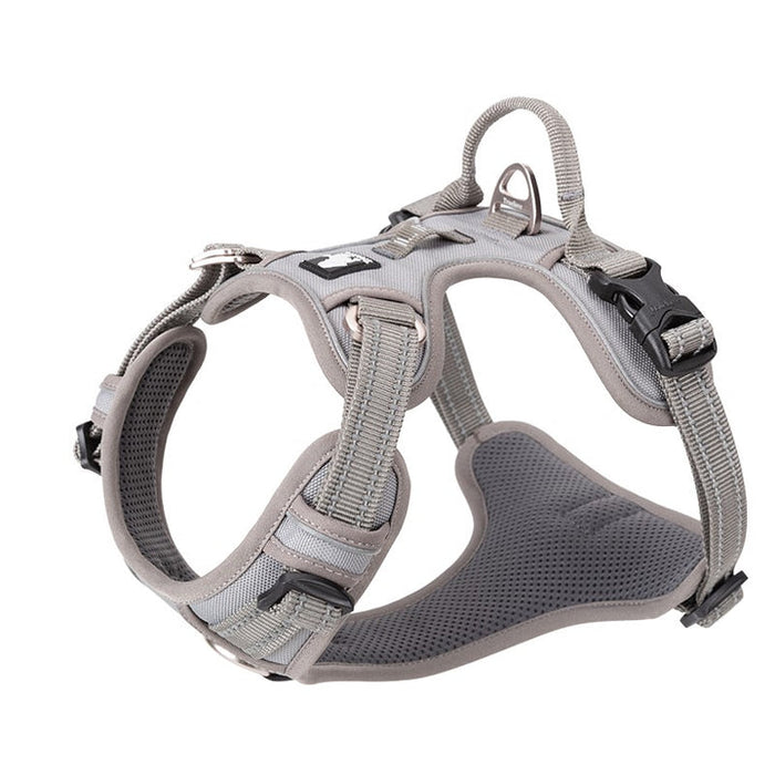 Truelove Adventurer Dog Doggie Adjustable No Pull Harness Grey M