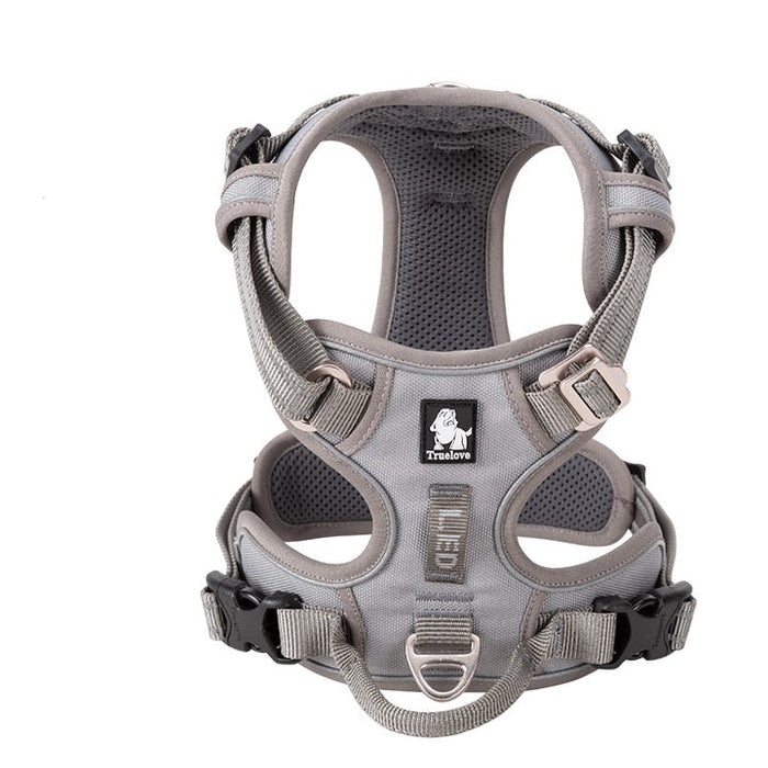 Truelove Adventurer Dog Doggie Adjustable No Pull Harness Grey XL