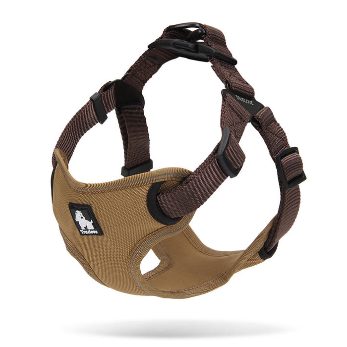 Truelove Dog Doggie Adjustable Urban Harness Brown M