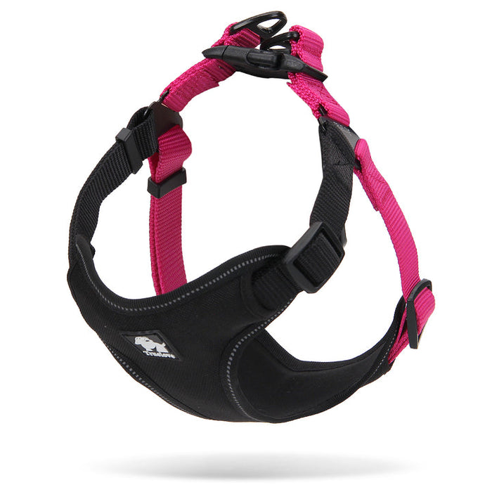 Truelove No-Pull Dog Sleek Sports  Puppy Urban Harness Black/Pink M