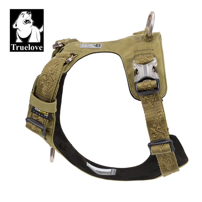 Truelove No-Pull Dog Sleek Sports  Puppy Lightweight Harness Army Green L