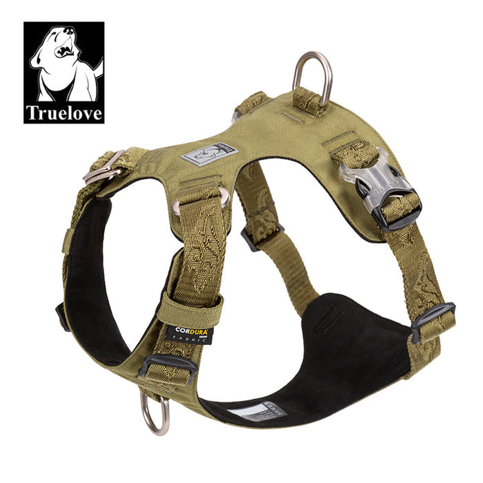 Truelove No-Pull Dog Sleek Sports  Puppy Lightweight Harness Army Green XL