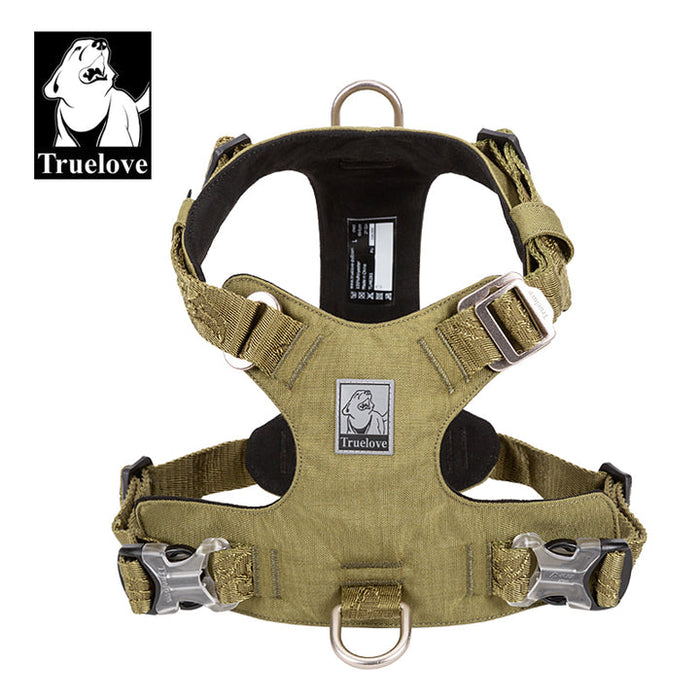 Truelove No-Pull Dog Sleek Sports  Puppy Lightweight Harness Army Green XL