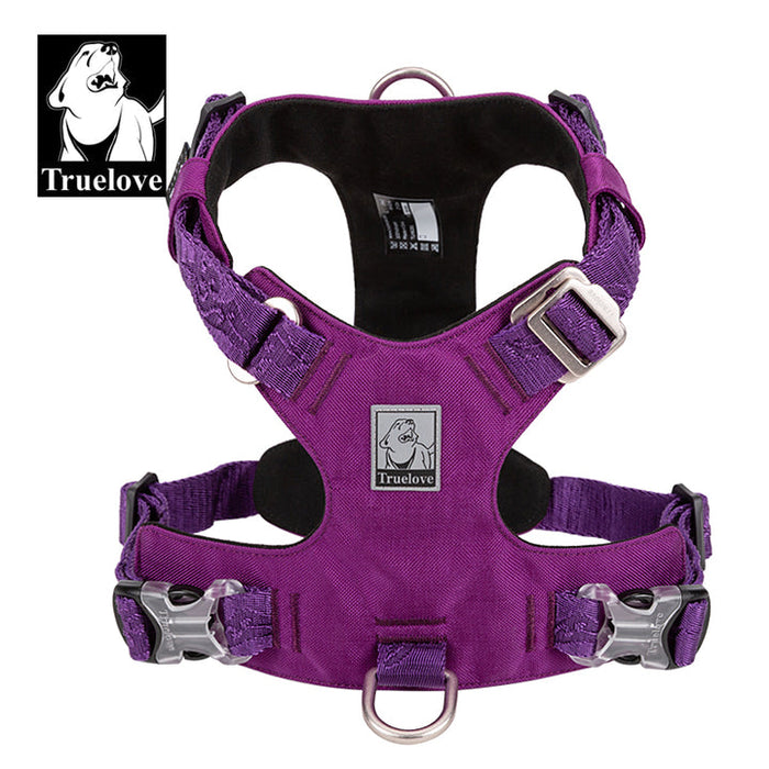 Truelove No-Pull Dog Sleek Sports  Puppy Lightweight Harness Purple XS