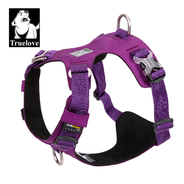 Truelove No-Pull Dog Sleek Sports  Puppy Lightweight Harness Purple S