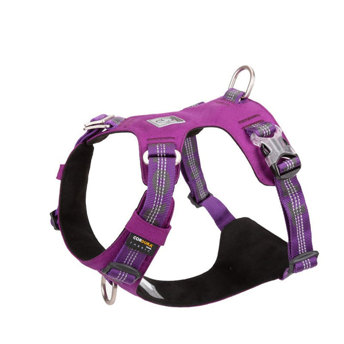 Truelove No-Pull Dog Sleek Sports  Puppy Lightweight 3M reflective Harness Purple L