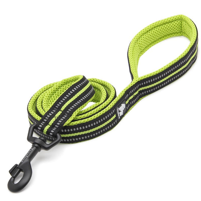 Truelove Pet  Nylon Dog Lead With Handle Reflective Pet Leash 2 meters Yellow XS