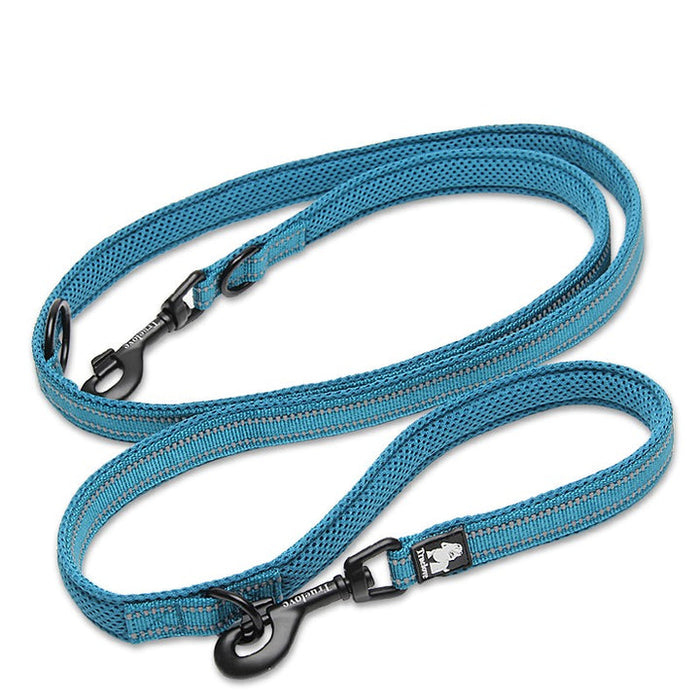 Truelove Front Range Outdoor Handle Puppy Dog 7 Multi-function Dog Lead Function Leash Blue L