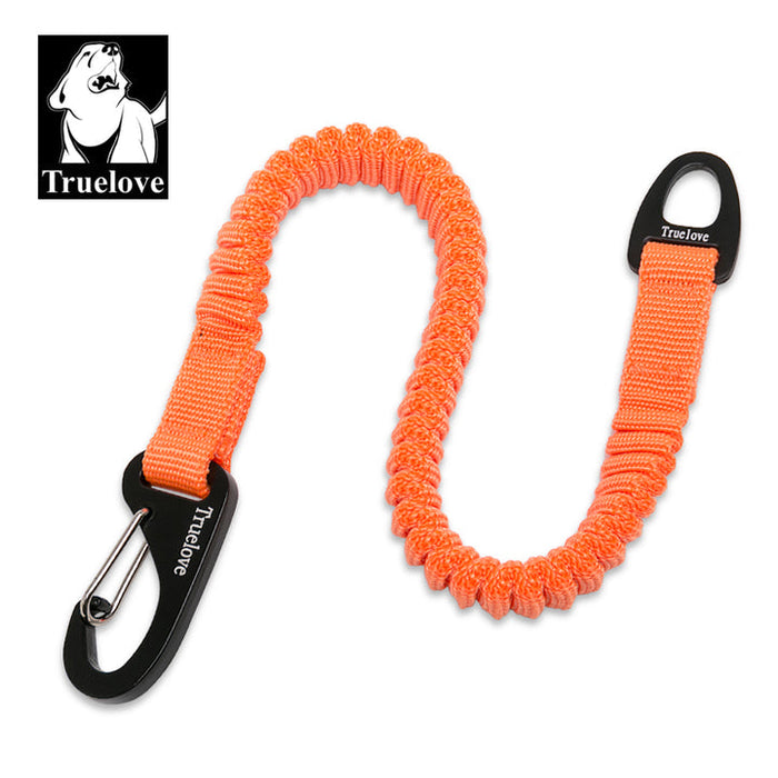 Truelove Leash Rope For Dog Collar Retractable  Bungee Extension For Leash Orange M