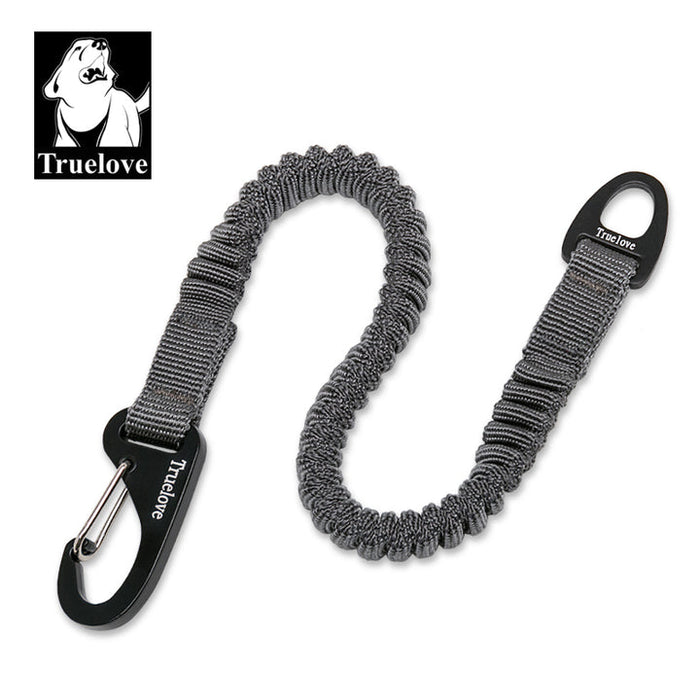 Truelove Leash Rope For Dog Collar Retractable Bungee Extension For Leash Grey L