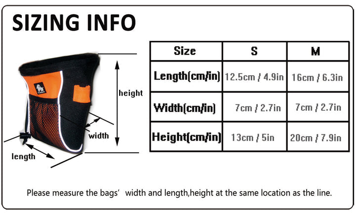 True Love Training Pouch Belt Bag Treat Bag Orange S