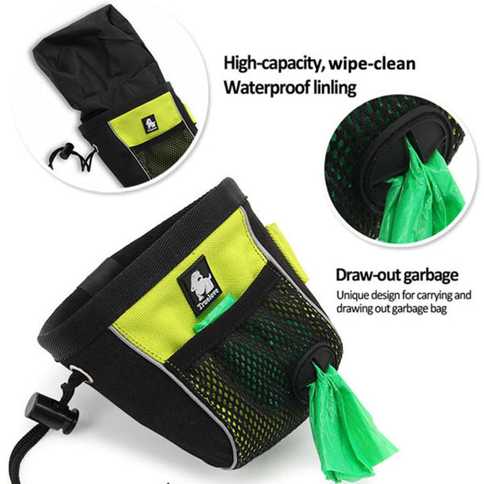 True Love Treat Training Pouch Belt Bag Neon Yellow S