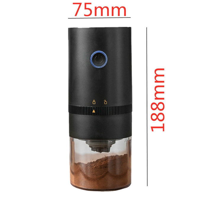 Electric Coffee Grinder Grinding Milling Bean Nut Spice Herbs Blender Machine Black