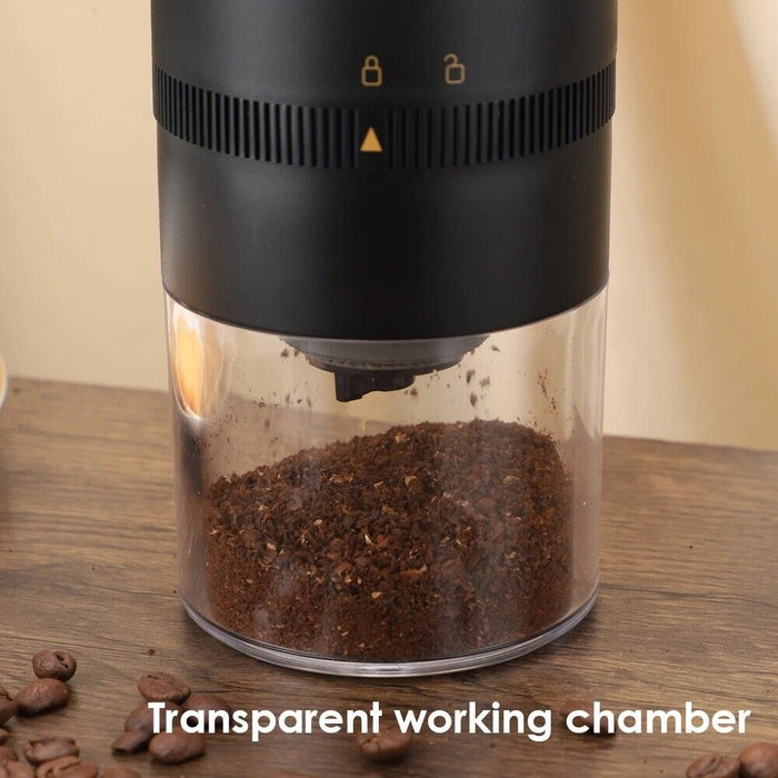 Electric Coffee Grinder Grinding Milling Bean Nut Spice Herbs Blender Machine Black