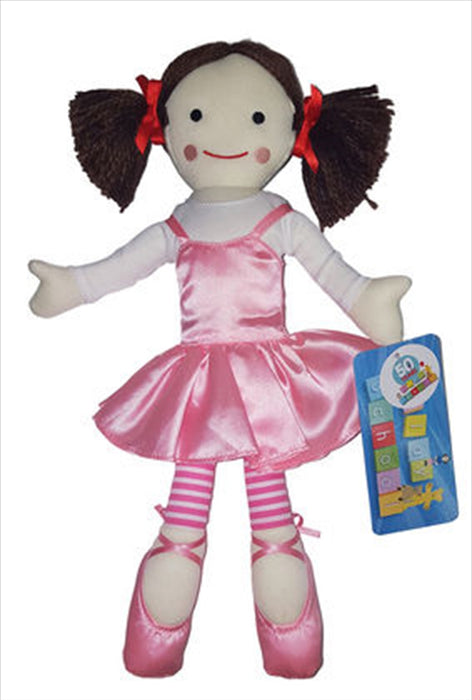 Play School - Jemima Ballerina Plush Kids Cuddle Doll Soft Toy Cute So ...