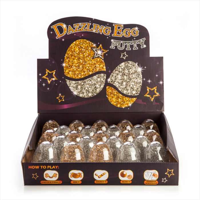 Dazzling Egg Putty  Children Novelty Gift Toy Kids Fun(SENT AT RANDOM)