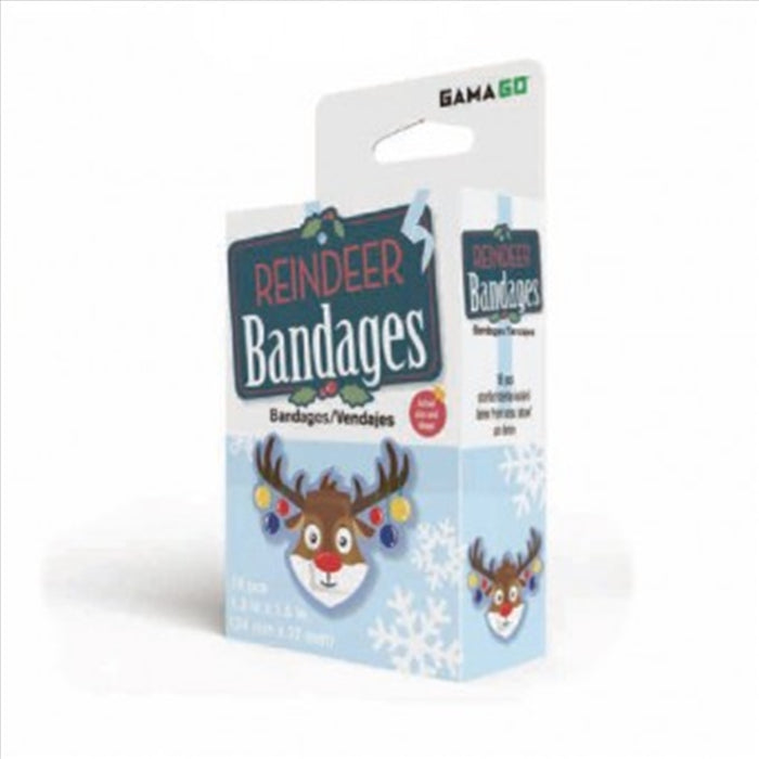 Reindeer Bandages William Valentine 18pcs 2in x 1.6in(50mm x 41mm)